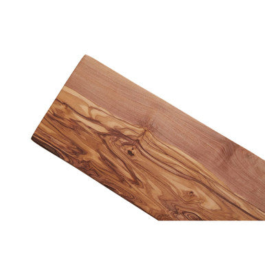 Kora Rectangular Paddle Serving Board in Olive Wood