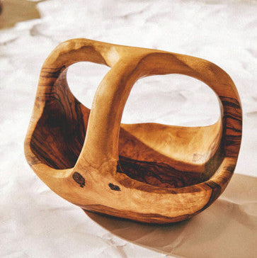 Kora Olive Wood Fruit Bowl