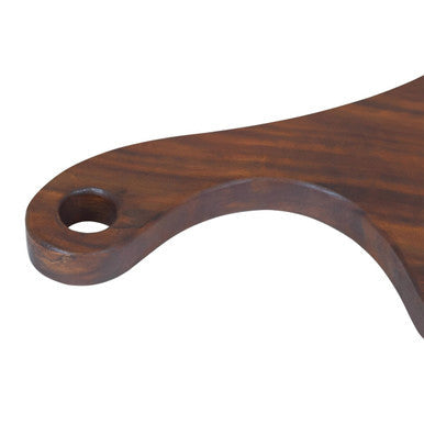 Rosi Tropical Rosewood Serving or Cutting Board with Natural Finish and Organic Shape
