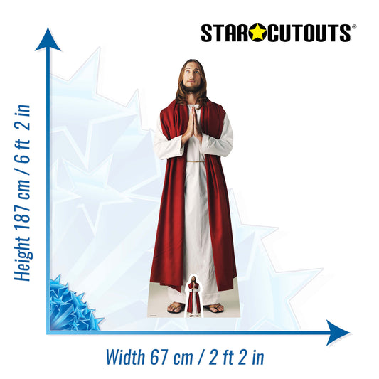 SC1108 Jesus Christ Cardboard Cutout Height 187cm
