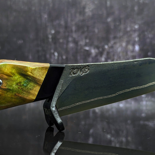 110mm double stripe Paring knife | Handmade Kitchen Knives