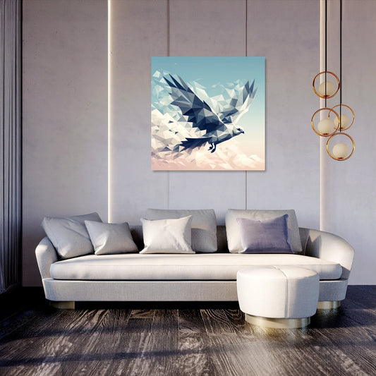 Flight in Geometry Canvas