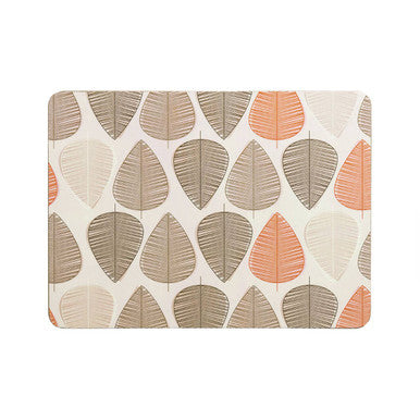 Set of Four Placemats | Orange Leaf