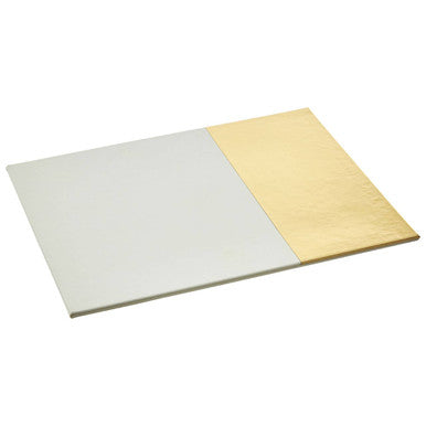 Set of 4 White and Gold Placemats | Geome
