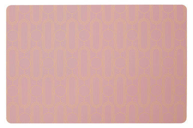Frosted Deco Set Of 4 Pink Placemats