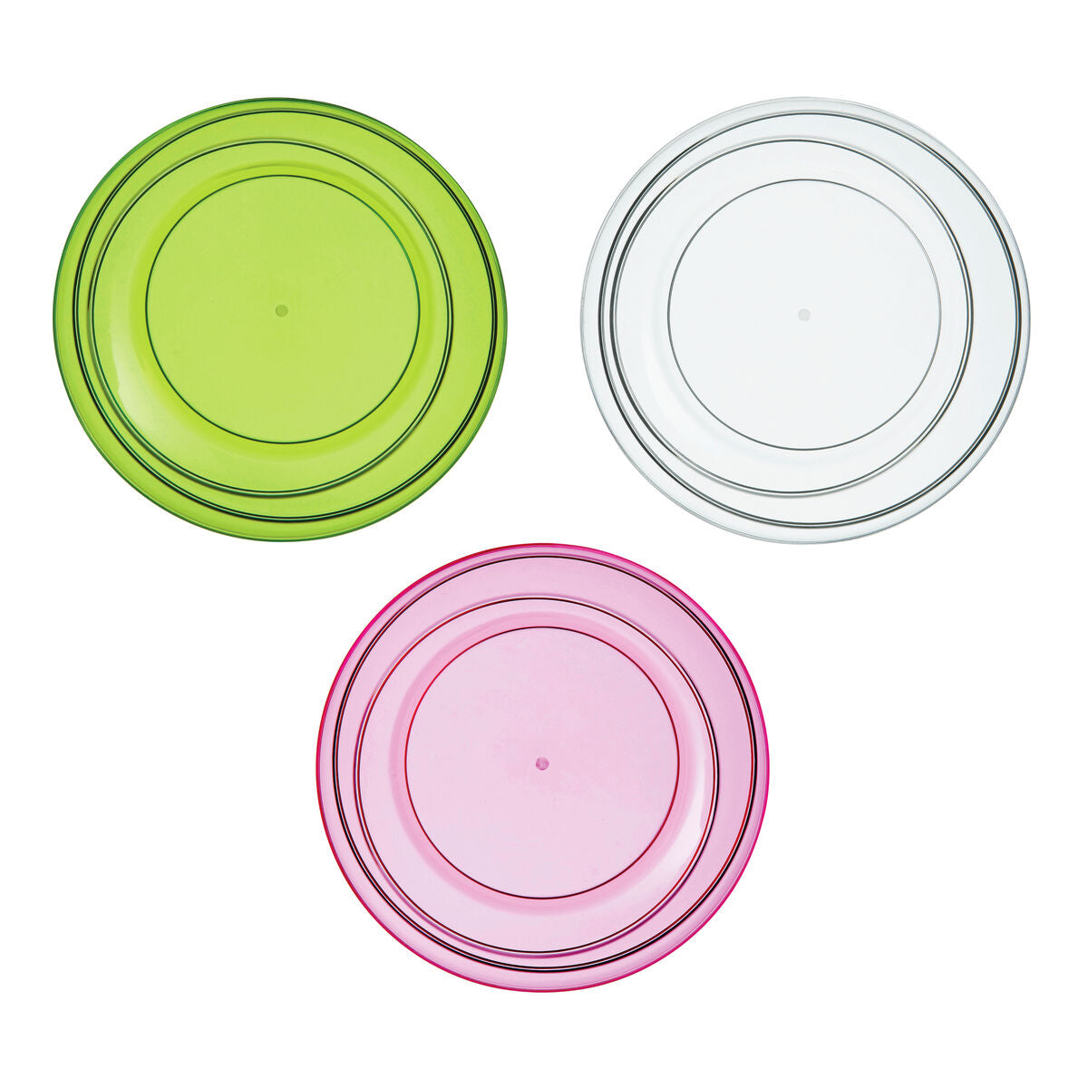 Pink Plastic Small Plate | Summer
