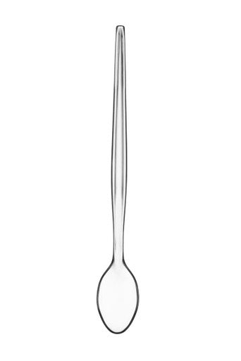 Set of Six Clear Plastic Sundae Spoons | Summer