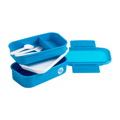 Blue 2 Tier Lunch Box | Grub Tub