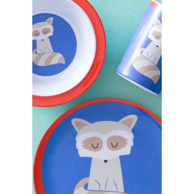 Mimo Kids Ralph Raccoon Dinner Set