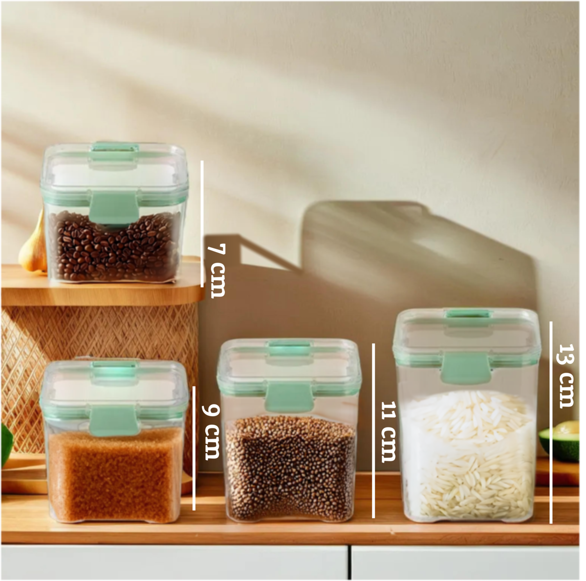 Grub Tub Set of 4 Food Storage Container