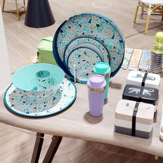 Grub Tub Leopard Lunch Box With Cutlery