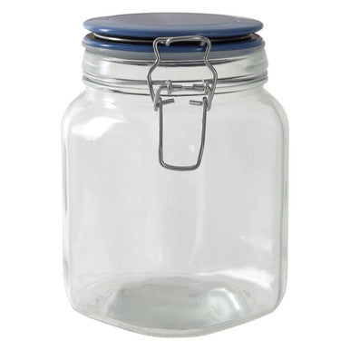 Luca Glass Storage Jar 1050 ml (3 Assorted Colours)