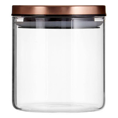 Freska Rose Gold Lid Storage Jar 550Ml