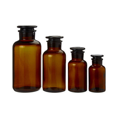 Extra Small Amber Glass Bottle | Apothecary