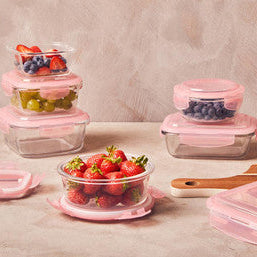 Freska 400Ml Round Glass Container