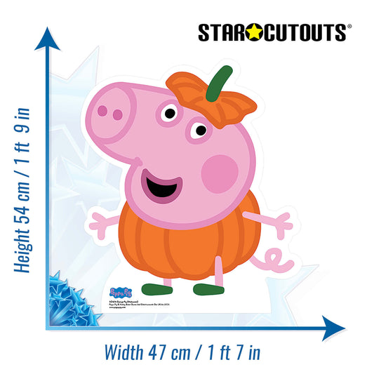 SC1276 George Pig (Peppa Pig Halloween) Cardboard Cut Out Height 54cm