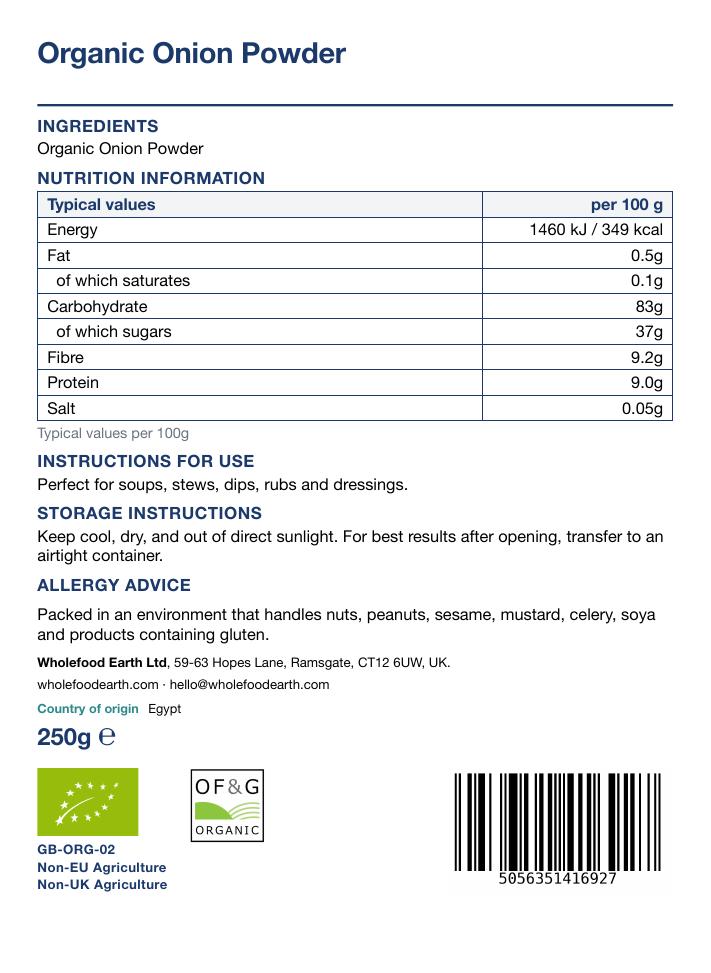 Organic Onion Powder