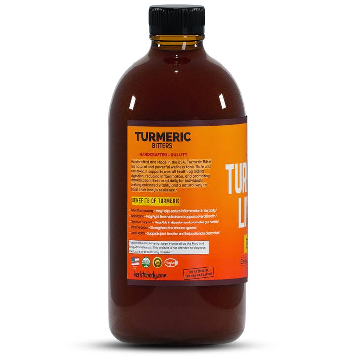 Turmeric Living Bitter - Gentle Detox Formula 500ml
