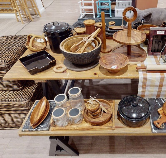 Appert Glass Storage Jar With Wooden Lid 1500 Ml