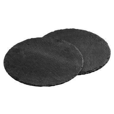 Preto Set of Two Round Placemats | Slate
