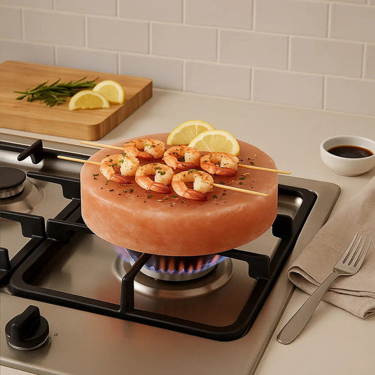 Himalayan Natural Round Salt Tile