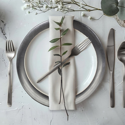 Paxton Silver Coupe Charger Plate