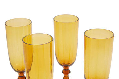 Set Of Four Tessa Champagne Glasses