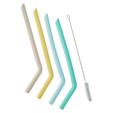 Set of 4 Silicone Straws | Mimo