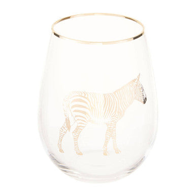 Gold Zebra Curved Tumbler | Nomi