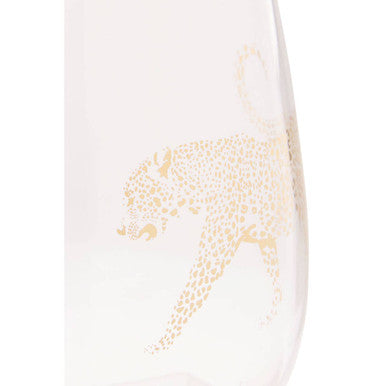 Gold Leopard Curved Tumbler | Nomi
