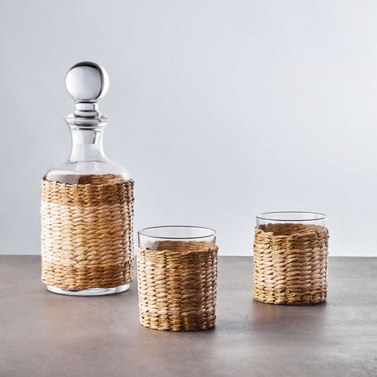 Juno Glass And Decanter Three Piece Set