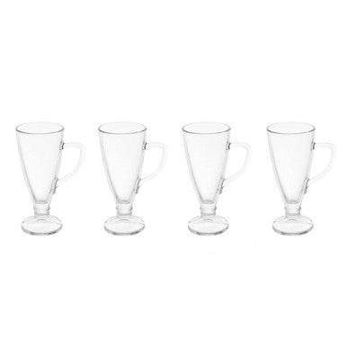 Set Of Four Torta Latte Glasses
