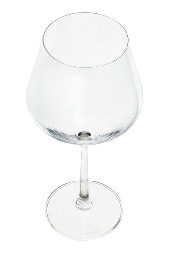 Ada Set Of 2 Crystal Burgundy Glasses