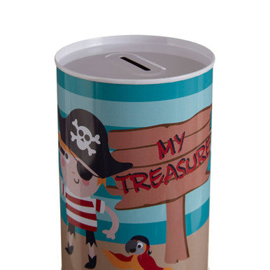Round Money Tin | Pirate