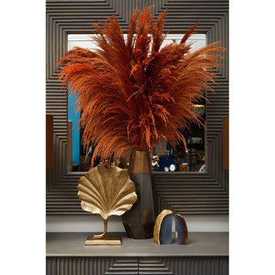 Jet Small Metallic Vase