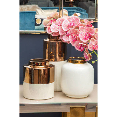 Stellar Large Metallic Vase