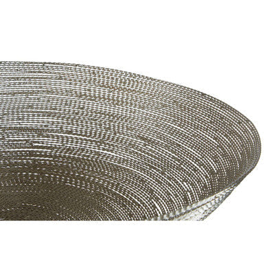 Nickel Wire Silver Decorative Bowl | Hege