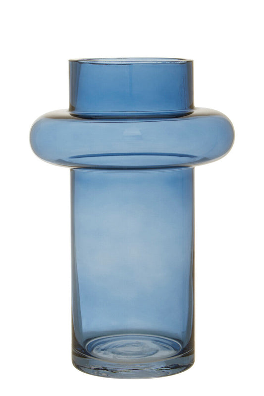 Cabrina Small Blue Glass Vase