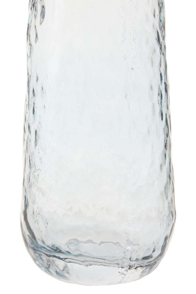 Brock large blue glass vase