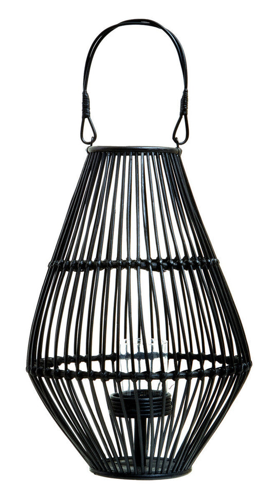 Black Lantern with Hoop Handle | Mataram