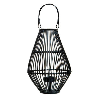 Black Lantern with Hoop Handle | Mataram