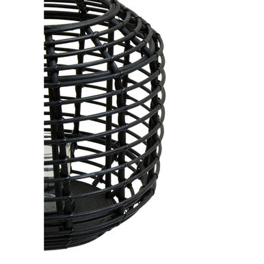 Black Rattan Lantern | Mataram