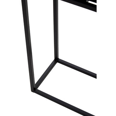 Asher Floor Standing Black Plant Box.