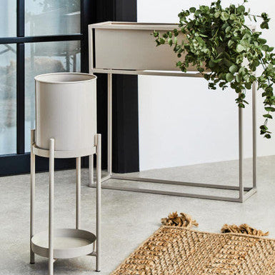 Asher Floor Standing Natural Plant Box