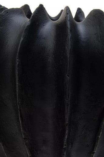 Broc Black Textured Vase
