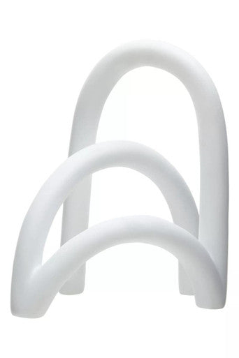 Broc White Arched Sculpture