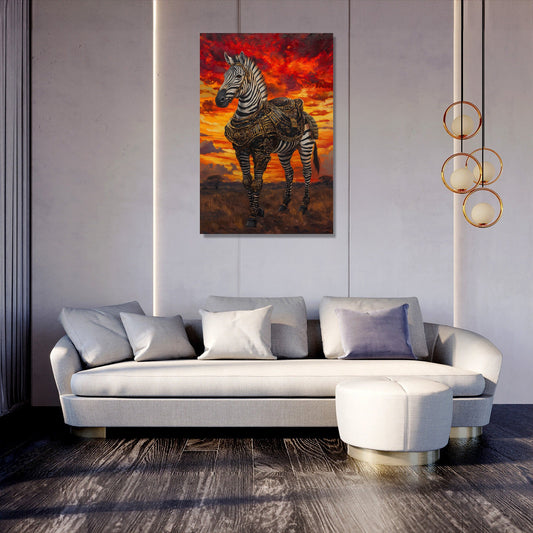 Zebra Majesty Canvas