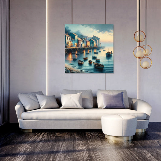 Dusk Harbor Canvas
