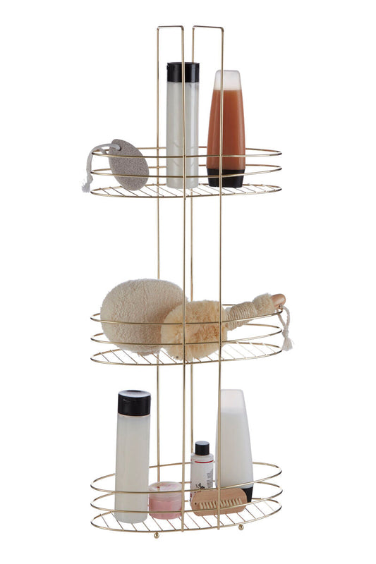 3 Tier Gold Plated Storage Rack | Dara