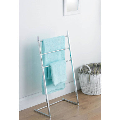 3 Arm Chrome Towel Stand